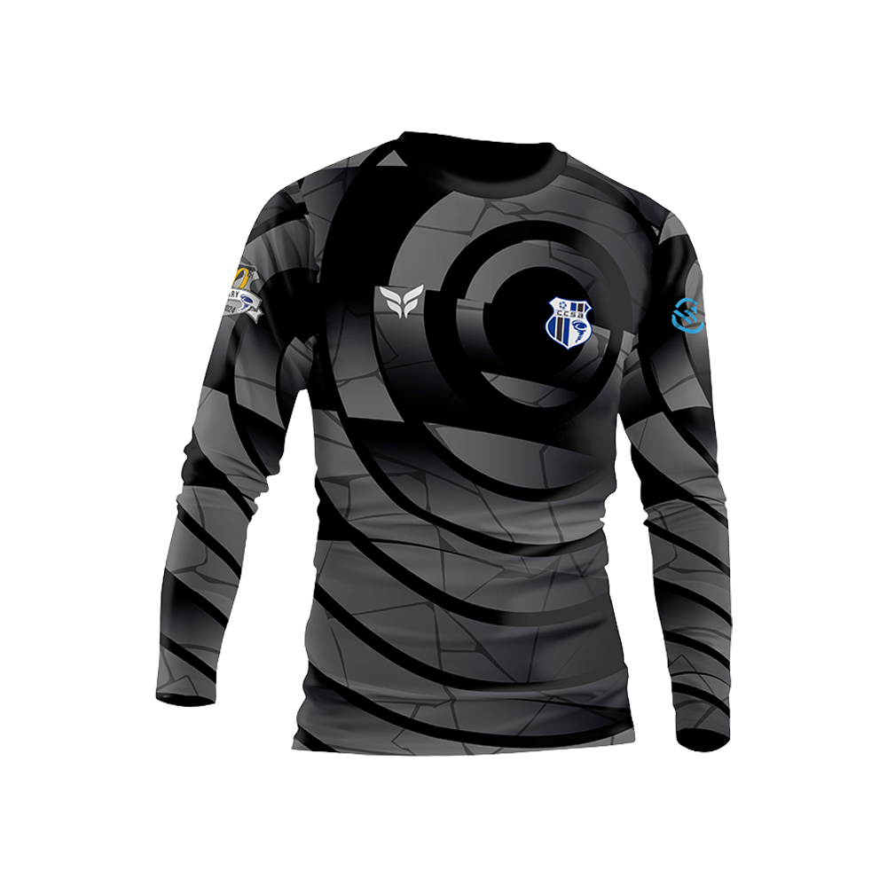 Ccsa practice jersey ls black flite sports