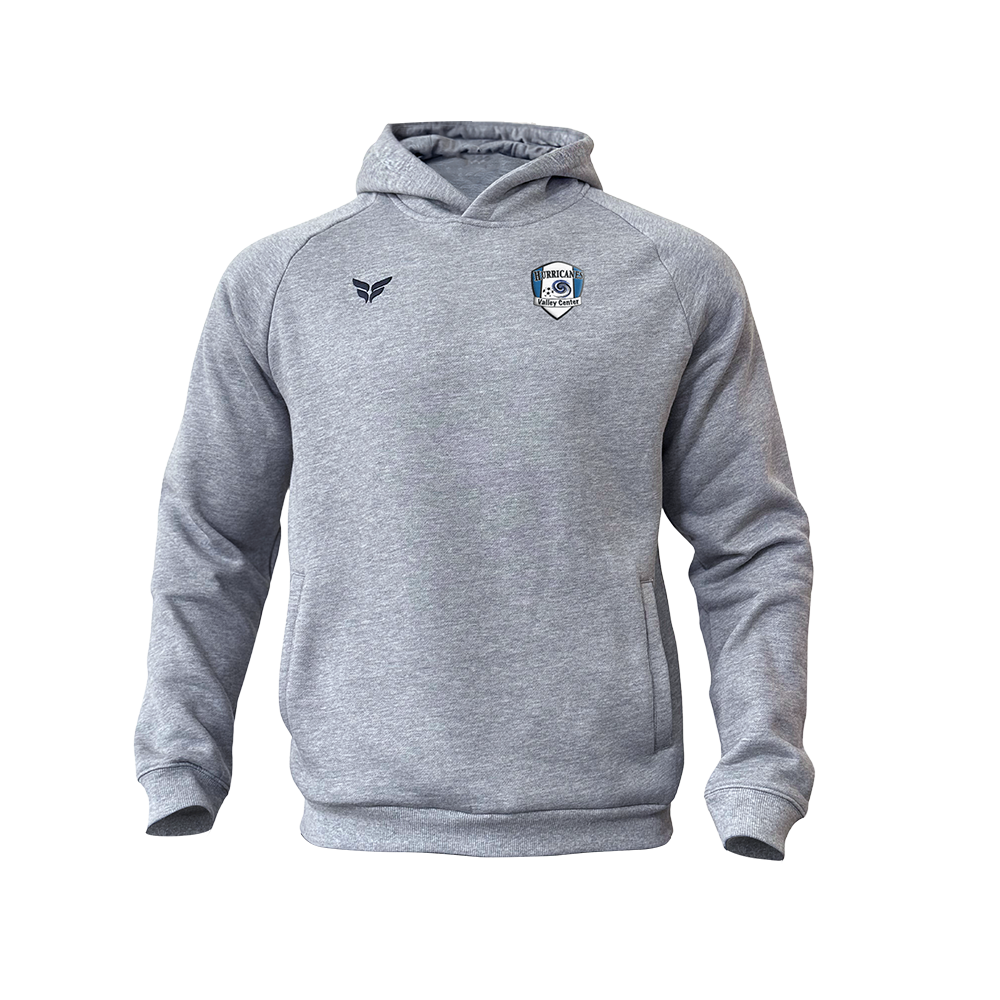 VALLEY CENTER CREST HOODIE (GREY)