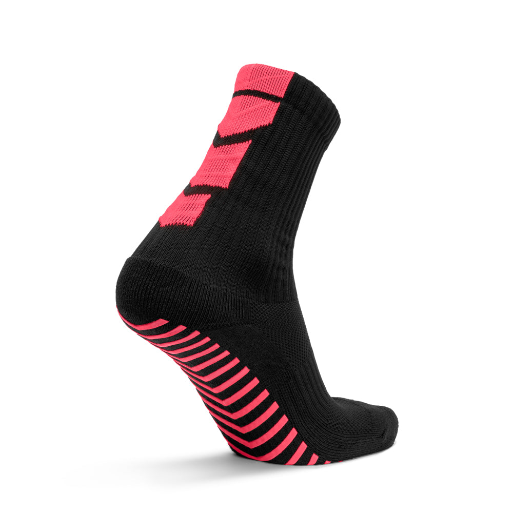 REACT Grip Socks (Neon Pink/Black) – Flite Sports