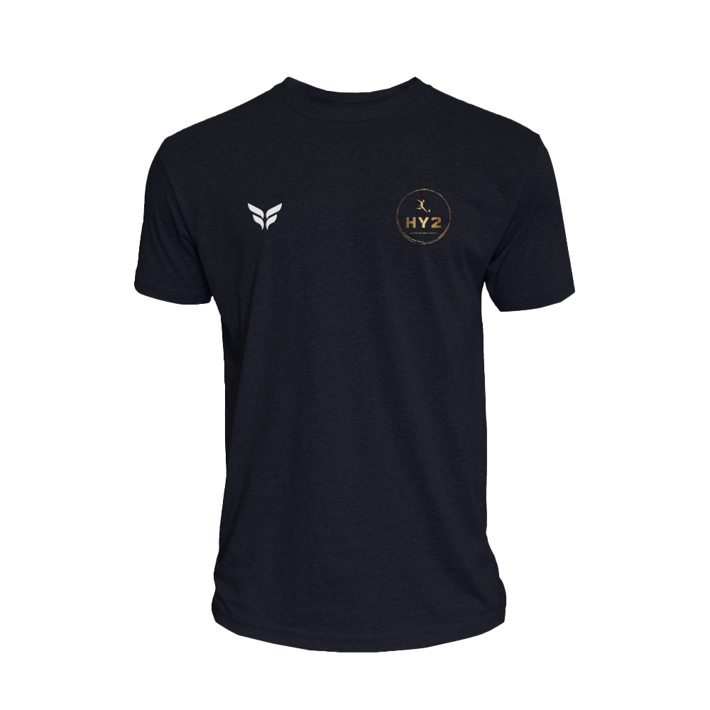 HY2 COTTON-BLEND TSHIRT (BLACK)