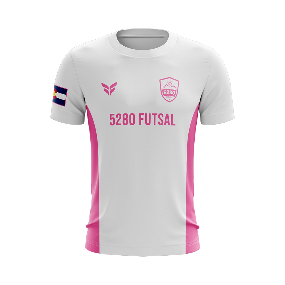 5280 FUTSAL GAME JERSEY SS WHITE Flite Sports 5280-futsal-game-jersey-ss-white-flite-sports