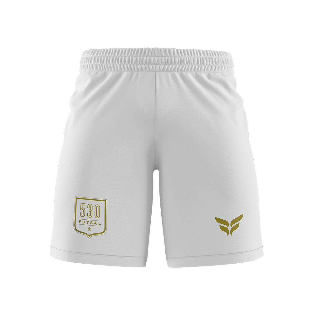 530 FUTSAL SHORTS (WHITE)