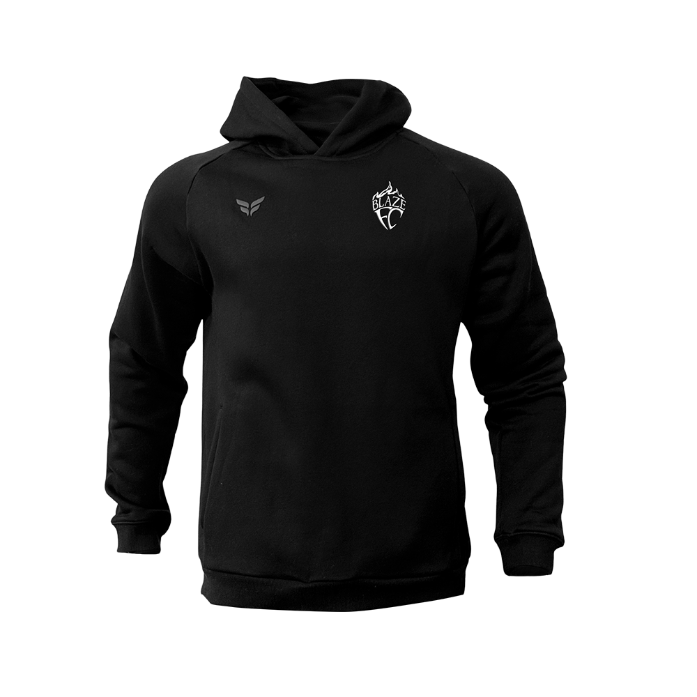BLAZE FC COTTON-BLEND HOODIE (BLACK)