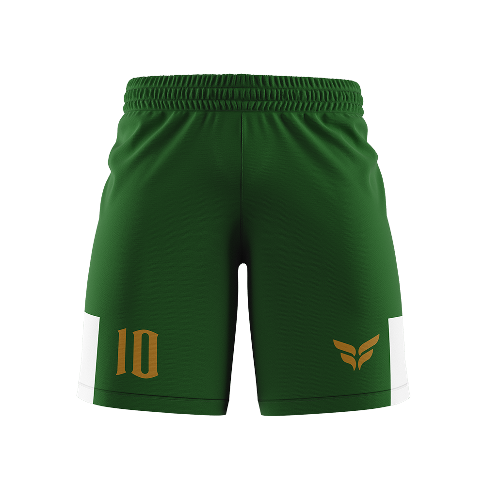 BOLD CITY COMP TRAINING SHORTS (GREEN)