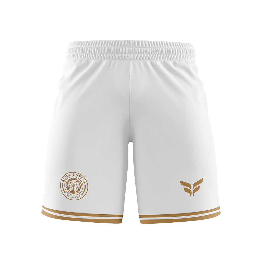 ELITE FUTSAL AWAY SHORTS (WHITE)