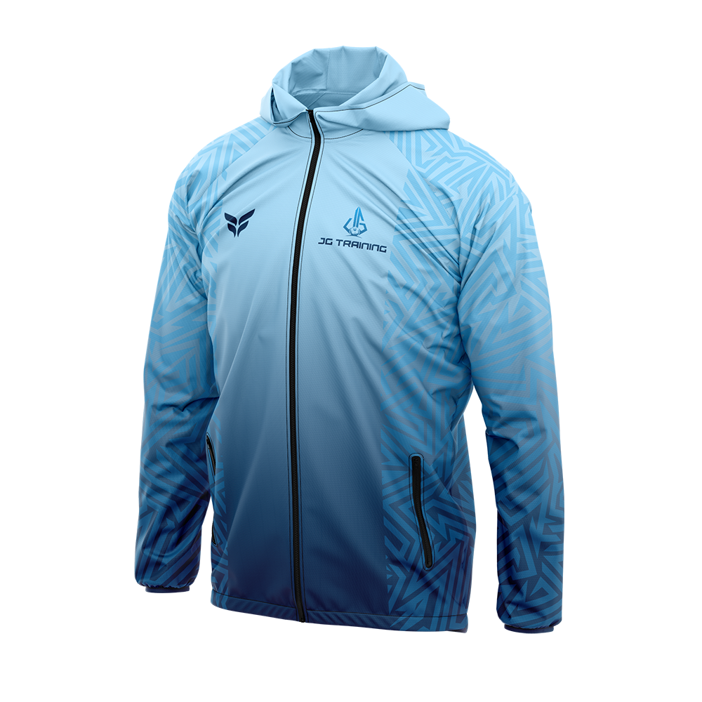JG TRAINING WINDBREAKER JACKET (SKY BLUE)