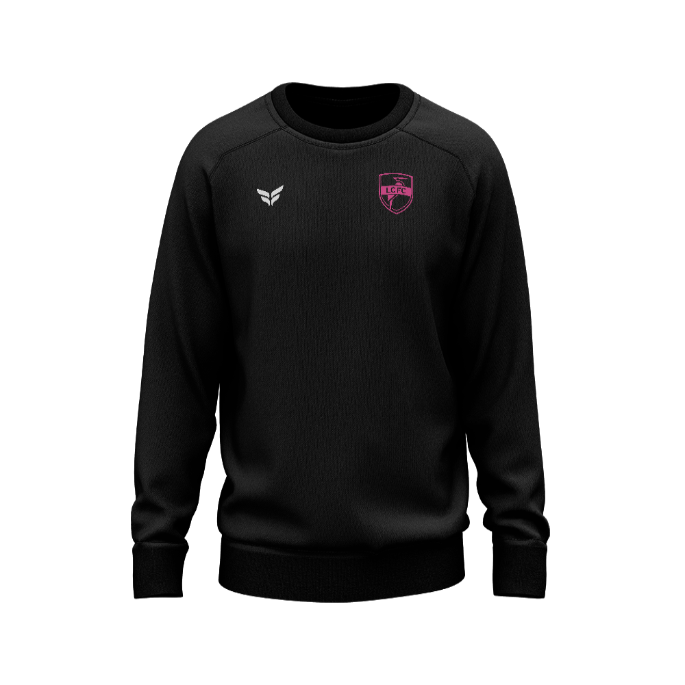 LCFC COTTON-BLEND CREW (BLACK)