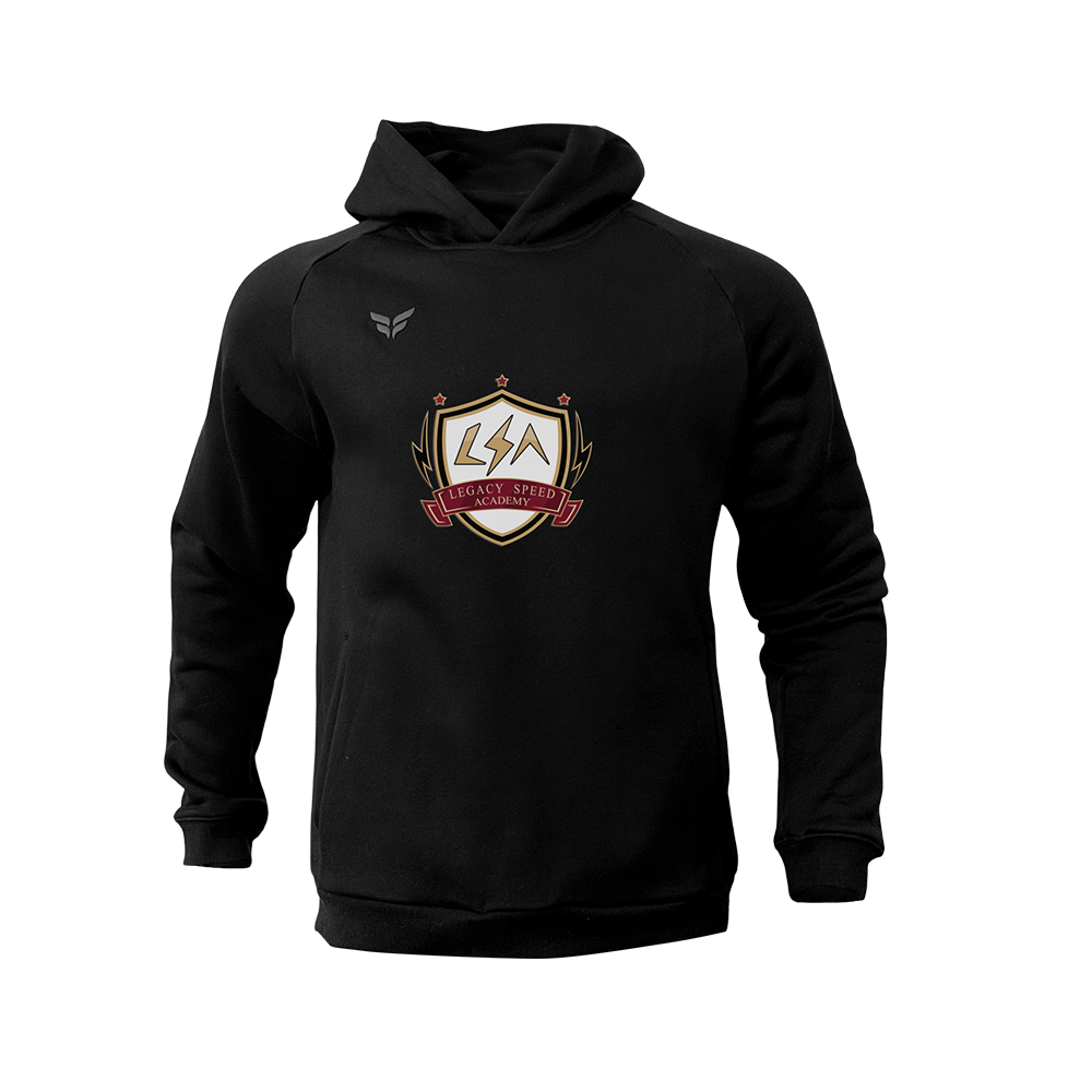 LEGACY SPEED ACADEMY COTTON-BLEND HOODIE (BLACK)