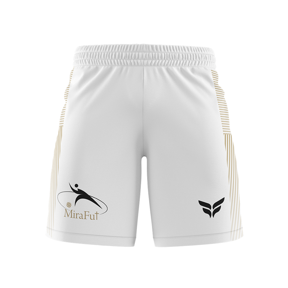 MIRAFUT MINDSET GAME SHORTS (WHITE)
