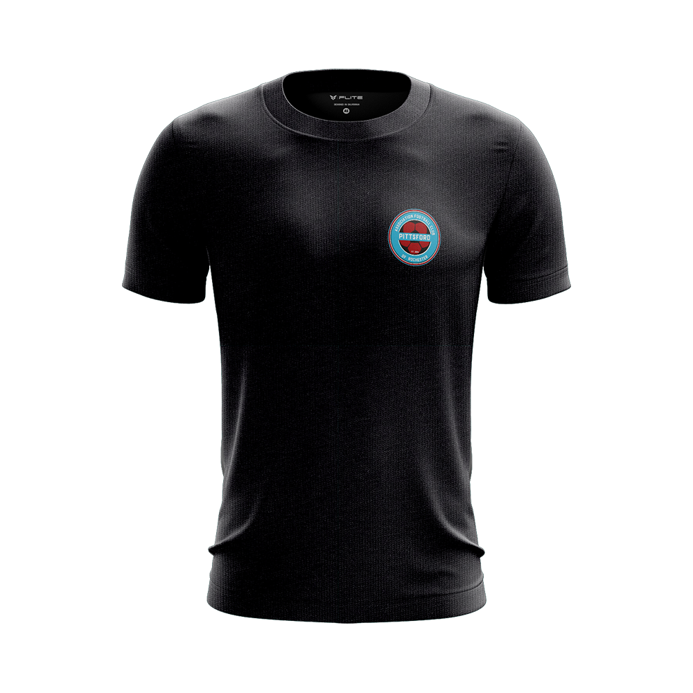 PITTSFORD COTTON-BLEND T-SHIRT (BLACK)