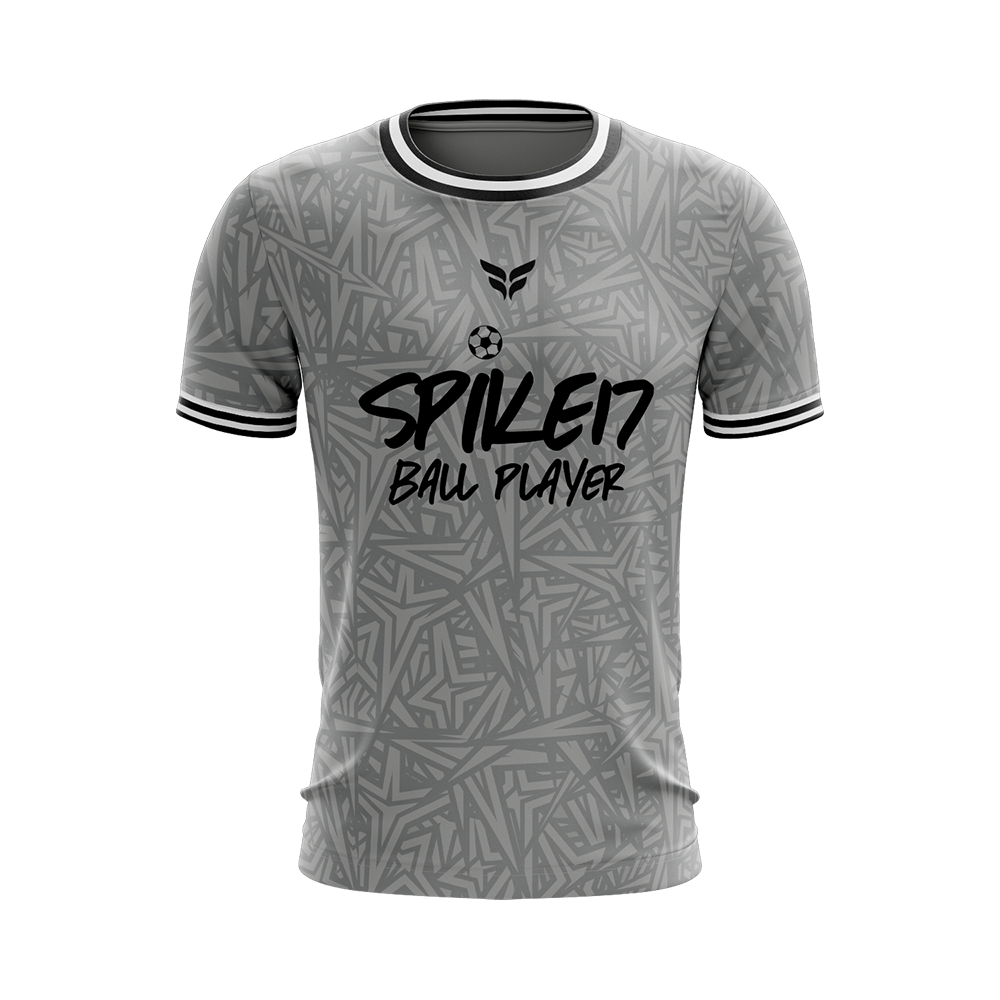 SPIKE17 CUSTOMIZABLE PLAYER TOP SS (GREY)