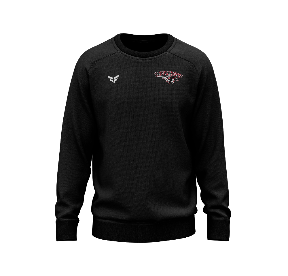 ST JOHNS COTTON-BLEND CREW (BLACK)