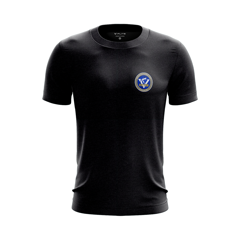 VICTOR COTTON-BLEND T-SHIRT (BLACK)