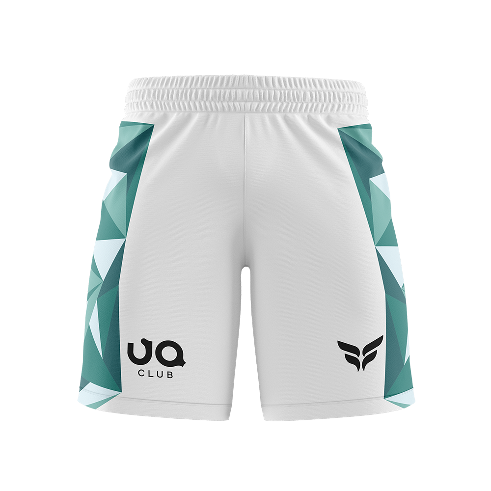 UA CLUB GAME SHORTS (WHITE)