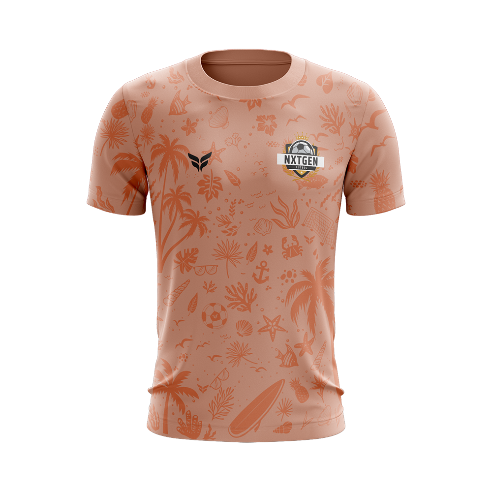 NXTGEN FUTBOL SHORT-SLEEVE TRAINING TOP (ORANGE)