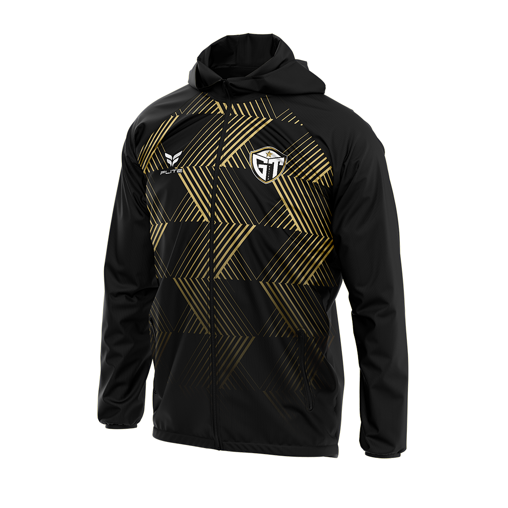 GT UNITED SC FANWEAR RAIN JACKET (BLACK)