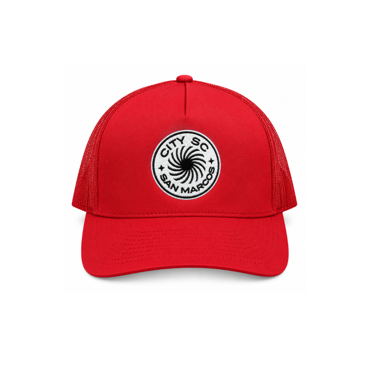 CITY SC SAN MARCOS RETRO TRUCKER HAT (RED)