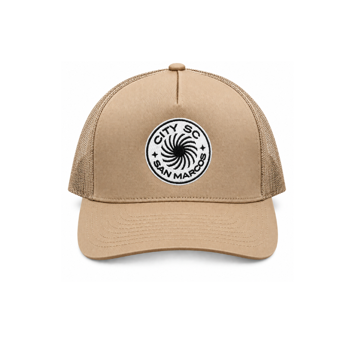 CITY SC SAN MARCOS RETRO TRUCKER HAT (TAN)