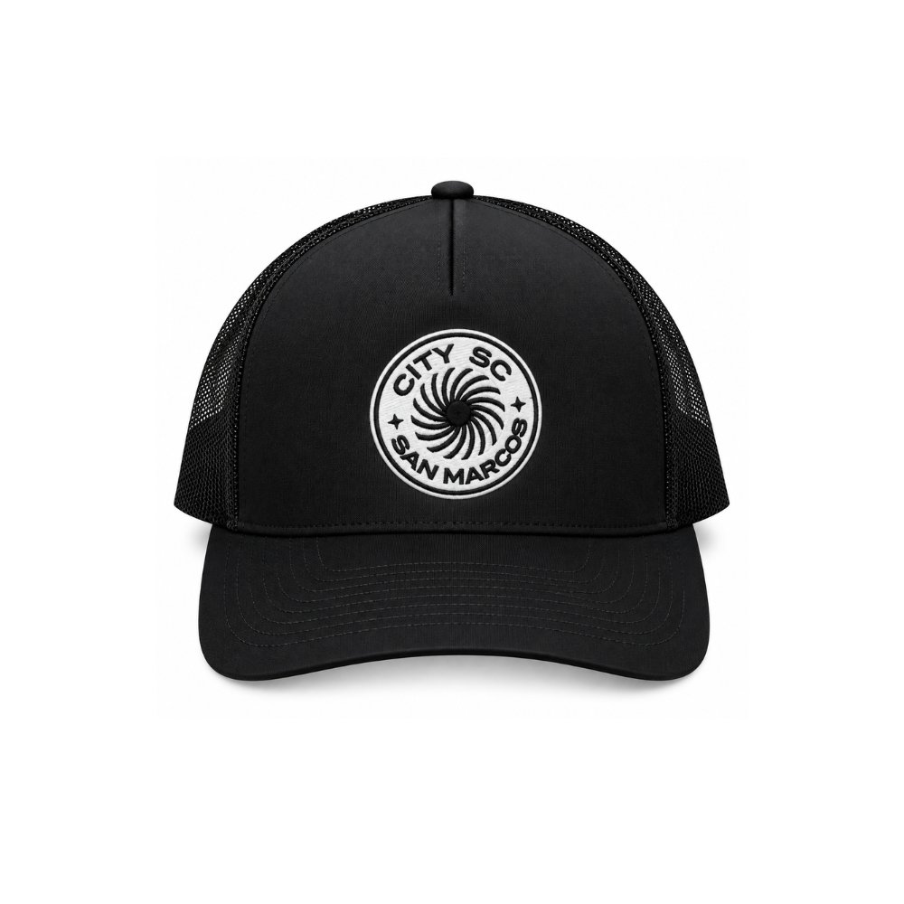 CITY SC SAN MARCOS RETRO TRUCKER HAT (BLACK)
