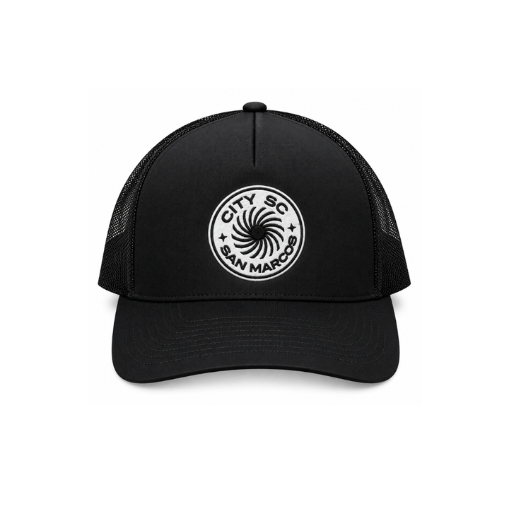 CITY SC SAN MARCOS RETRO TRUCKER HAT (BLACK)