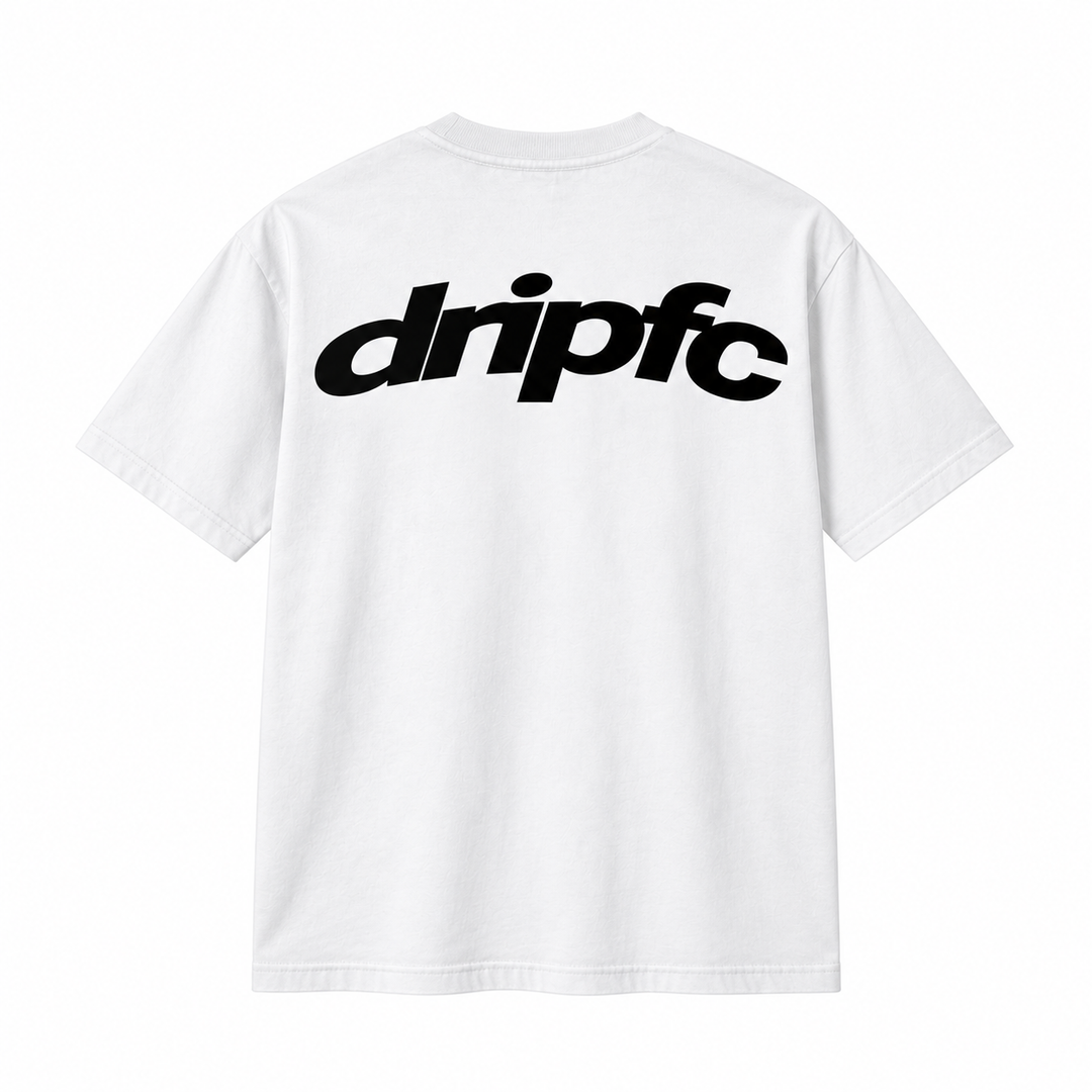 DRIP FC BOXY TEE (WHITE)