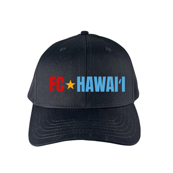 FC HAWAII PERFORMANCE CURVE BRIM SNAPBACK HAT (BLACK)