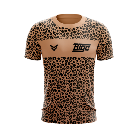 BTGC LEOPARD JERSEY SS (BEIGE)