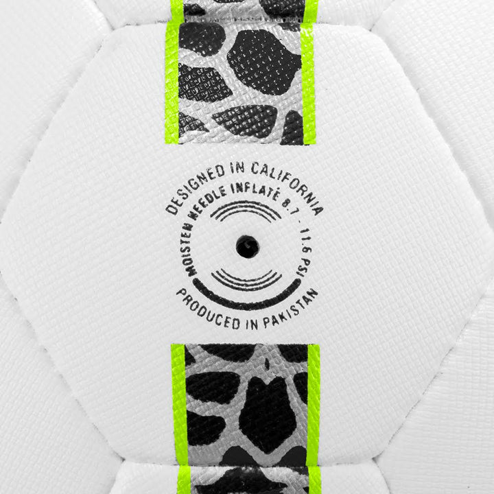 Golazo Premium Quality Match Ball (White/Black/Silver)