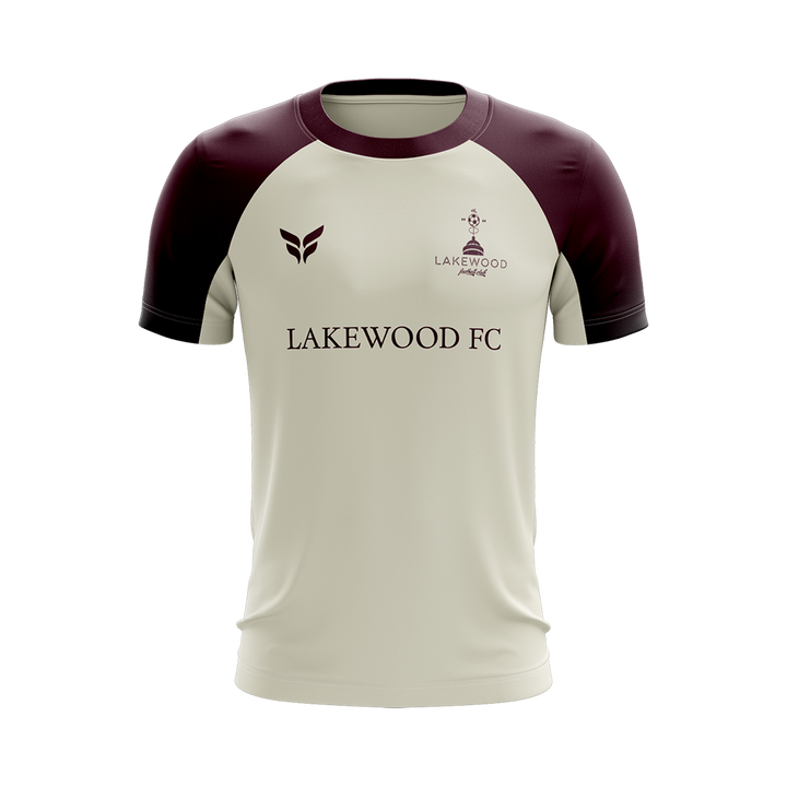 LAKEWOOD FC AWAY JERSEY SS (CREAM)