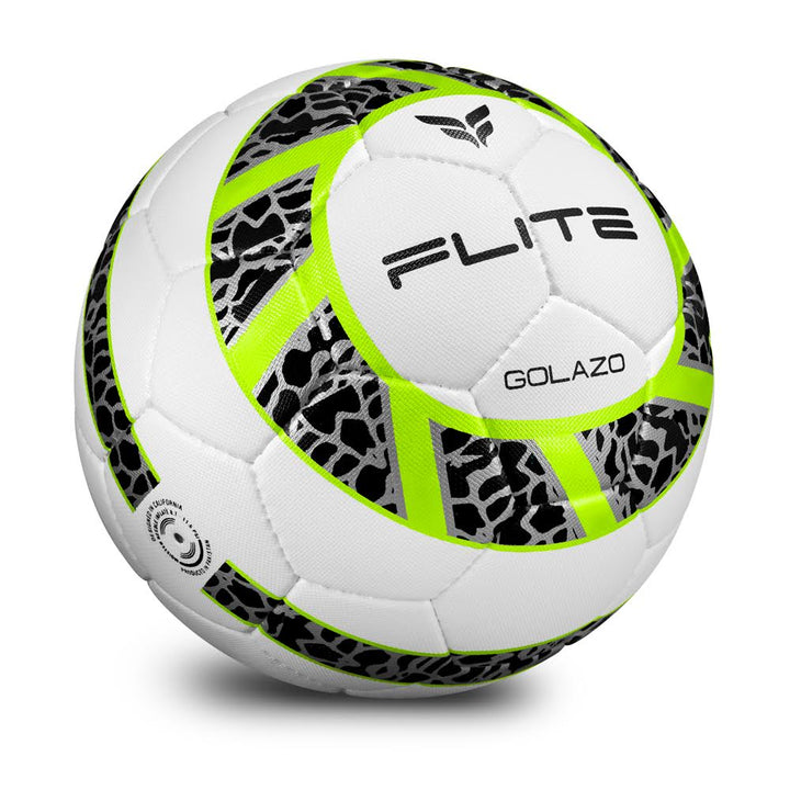 Golazo Premium Quality Match Ball (White/Black/Silver)