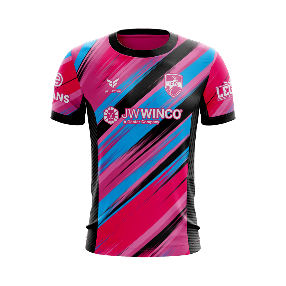 LCFC TRAINING JERSEY SS (PINK BLACK)