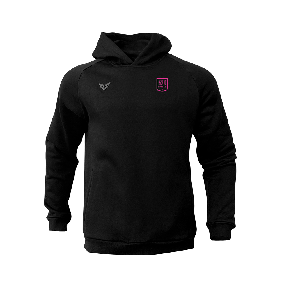 530 FUTSAL COTTON-BLEND HOODIE (BLACK)