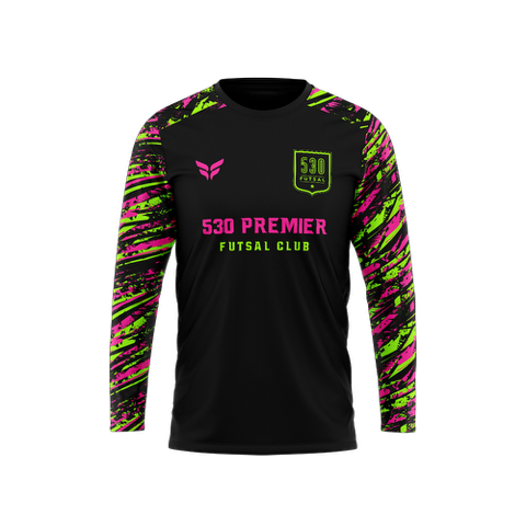 530 FUTSAL TRAINING JERSEY LS (BLACK)