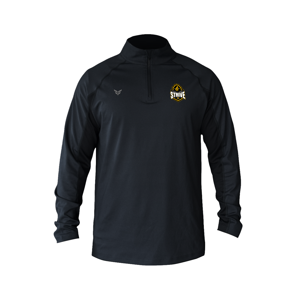 STRIVE FUTBOL STEALTH QUARTER-ZIP (BLACK)