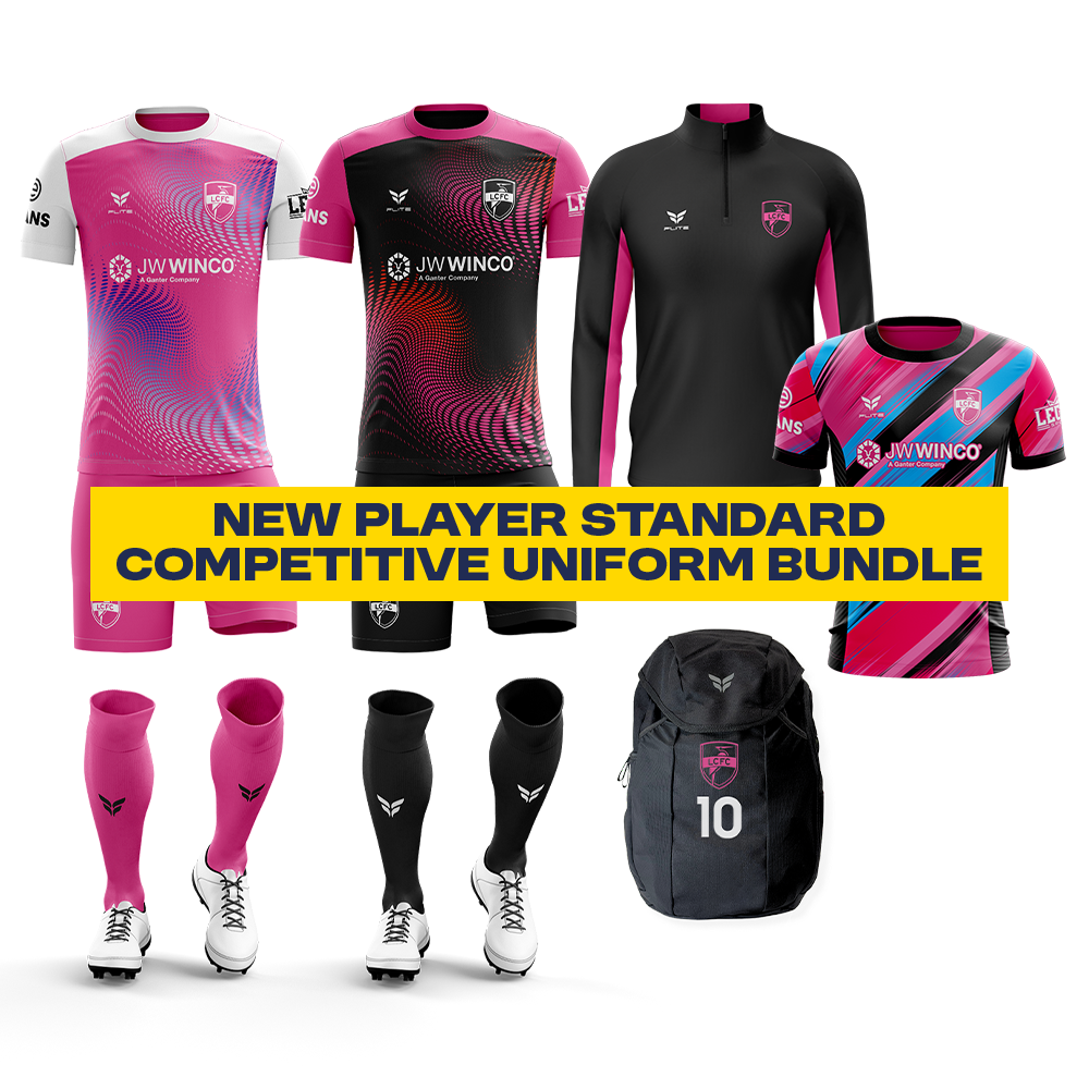LCFC NEW PLAYER STANDARD COMPETITIVE UNIFORM BUNDLE