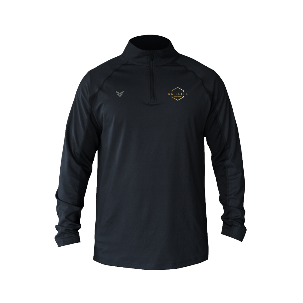 AG ELITE STEALTH QUARTER-ZIP (BLACK)