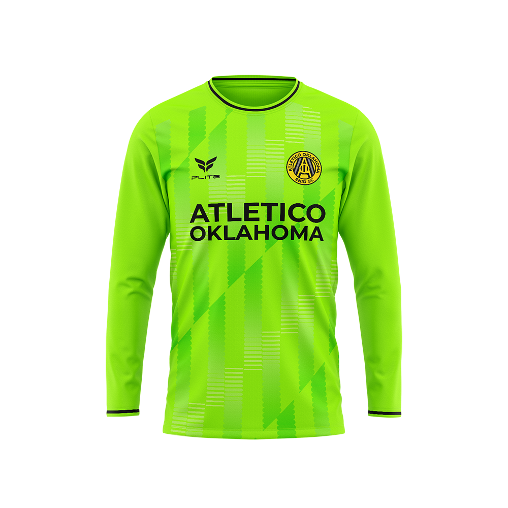 ATLETICO OKLAHOMA GOALKEEPER JERSEY LS (GREEN)