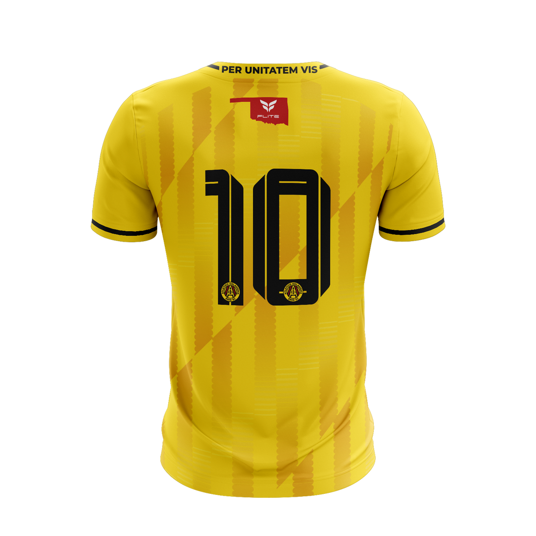 CAMISETA DE JUEGO ATLETICO OKLAHOMA M/C (AMARILLO)
