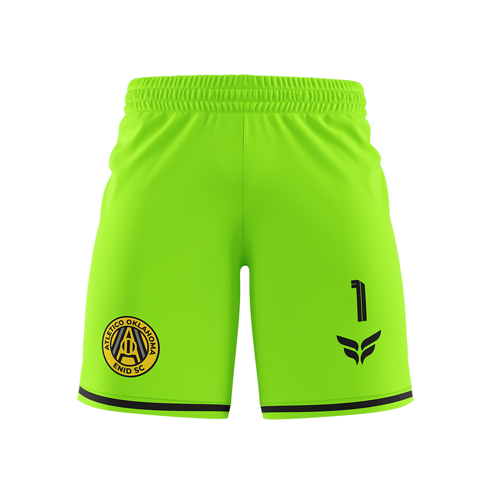 ATLETICO OKLAHOMA GOALKEEPER SHORTS (GREEN)