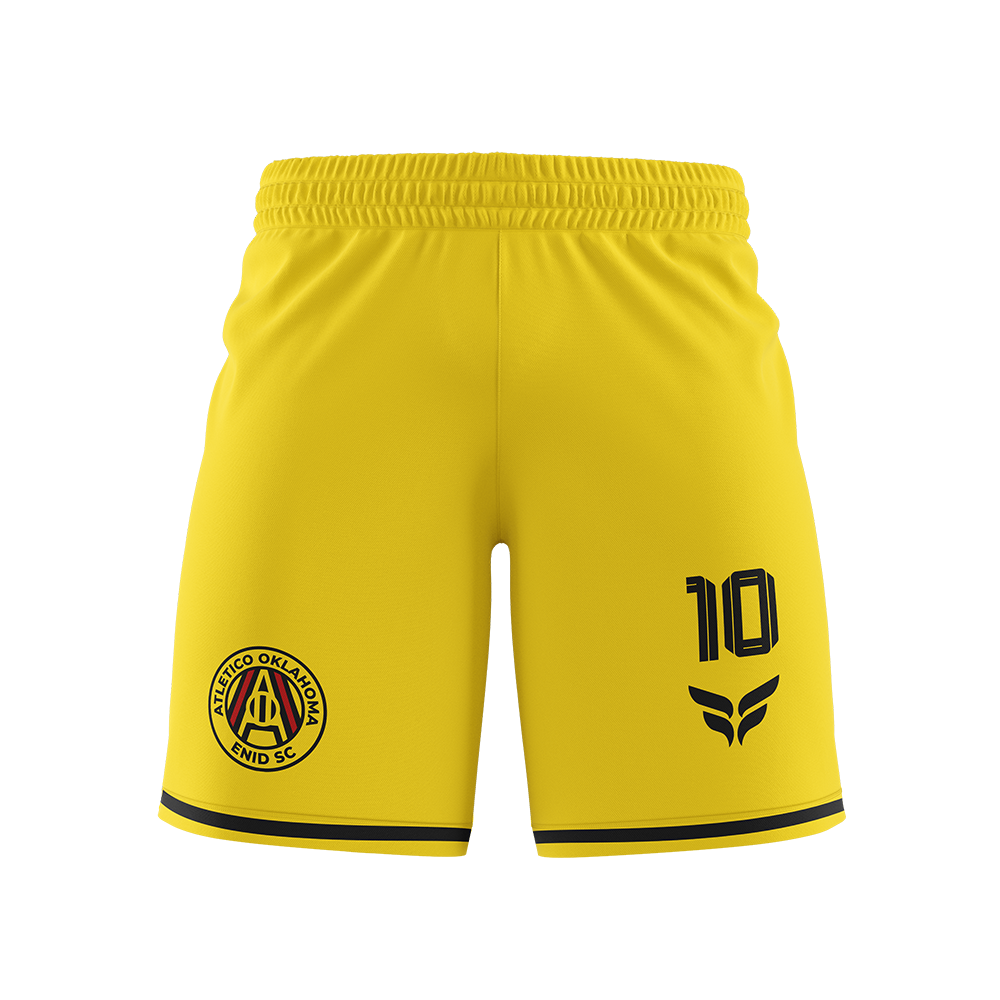 ATLETICO OKLAHOMA GAME SHORTS (YELLOW)
