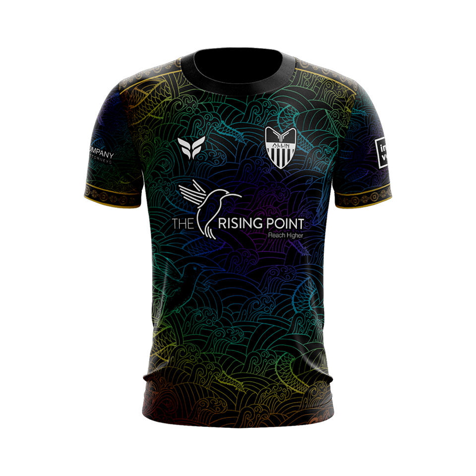 ALLIN RISING POINT JR ACADEMY JERSEY SS (BLACK)