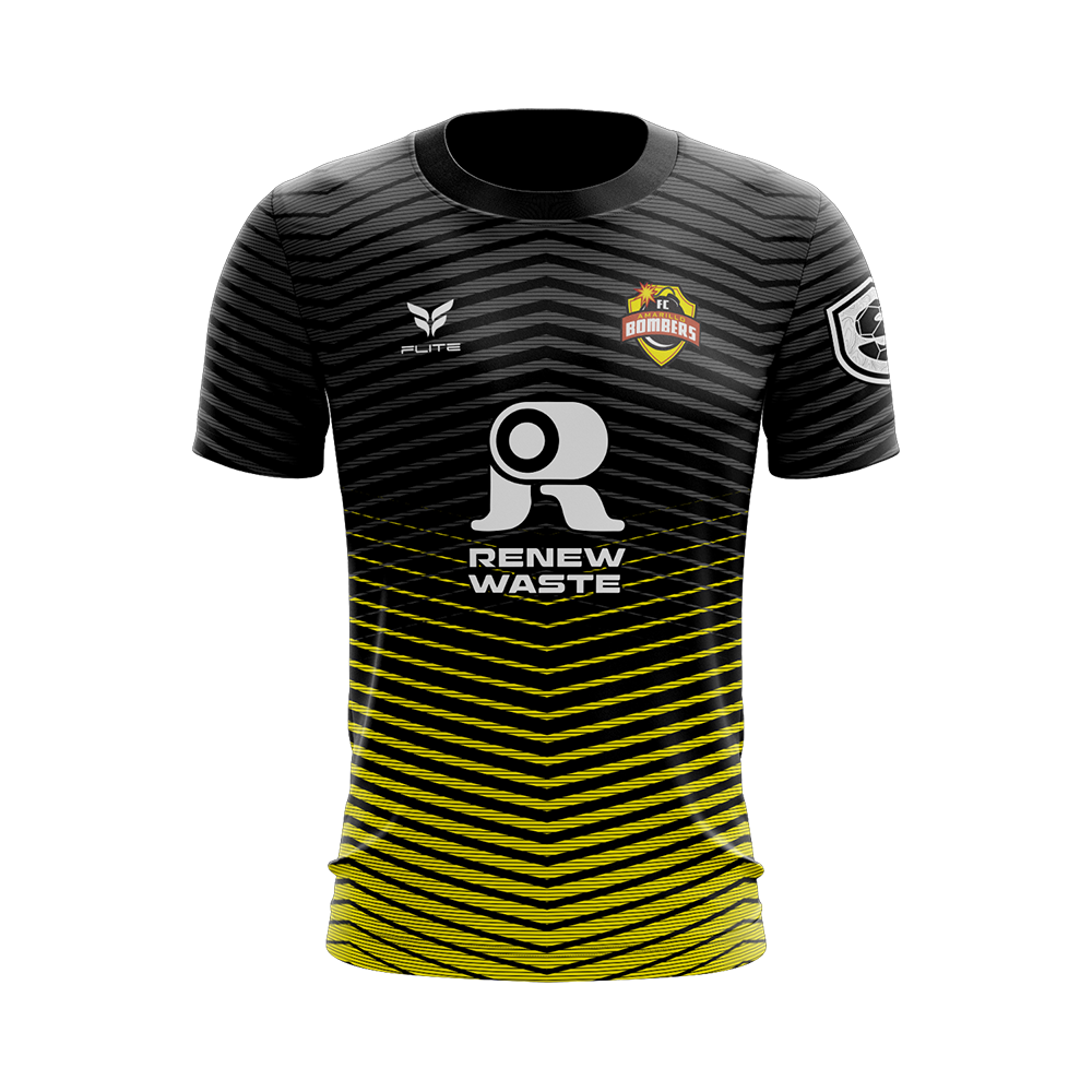 AMARILLO BOMBERS 2026 TST MENS AWAY JERSEY SS (BLACK)