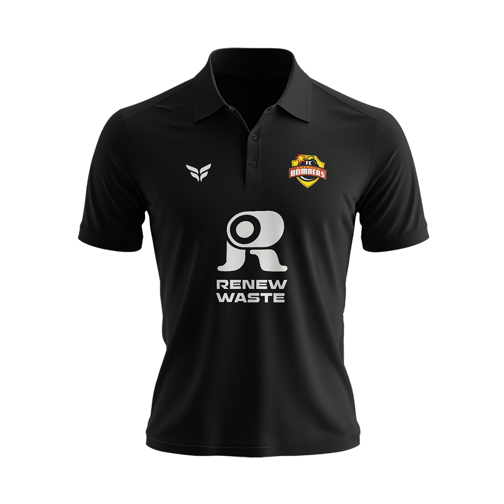 AMARILLO BOMBERS 2026 TST POLO SHIRT (BLACK)