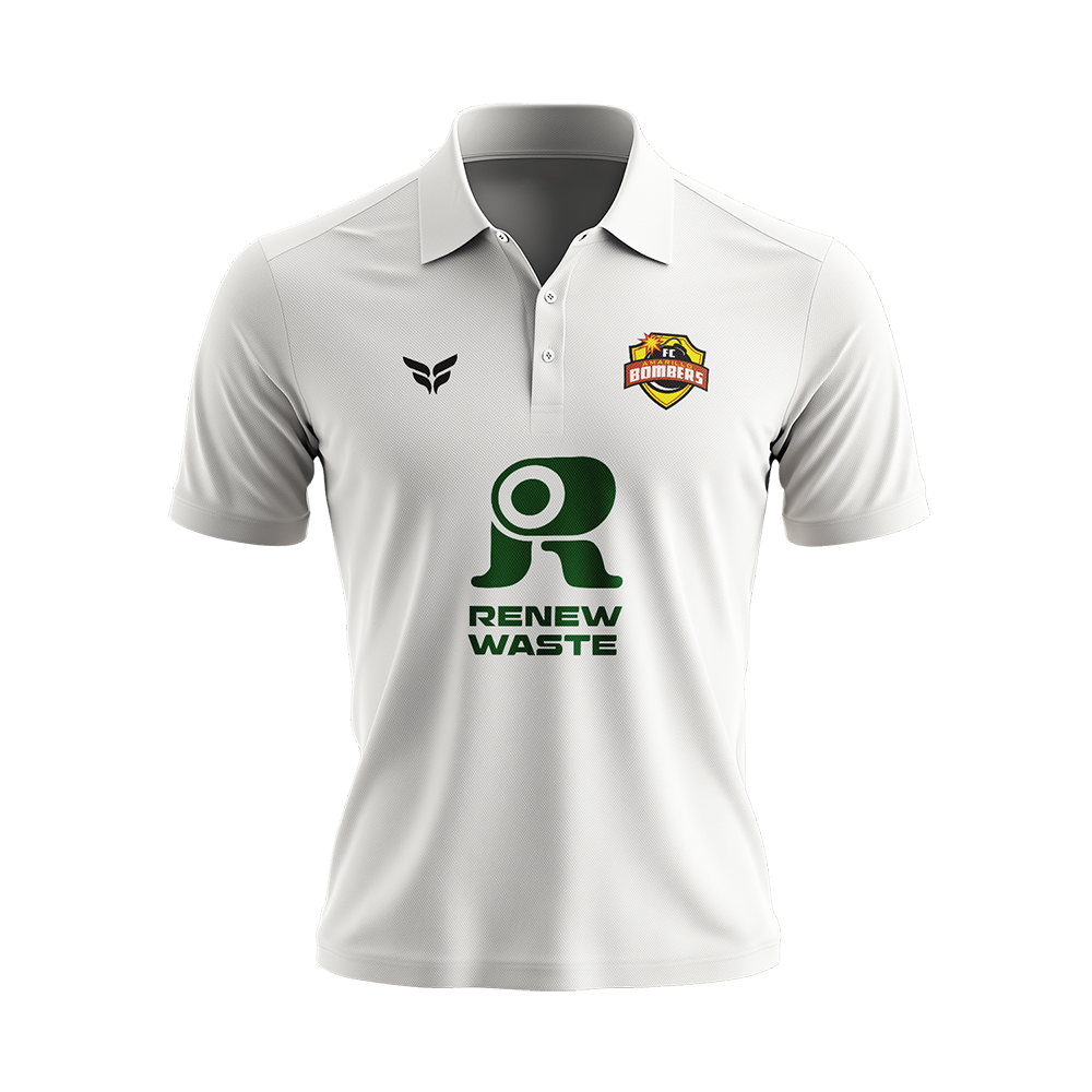AMARILLO BOMBERS 2026 TST POLO SHIRT (WHITE)