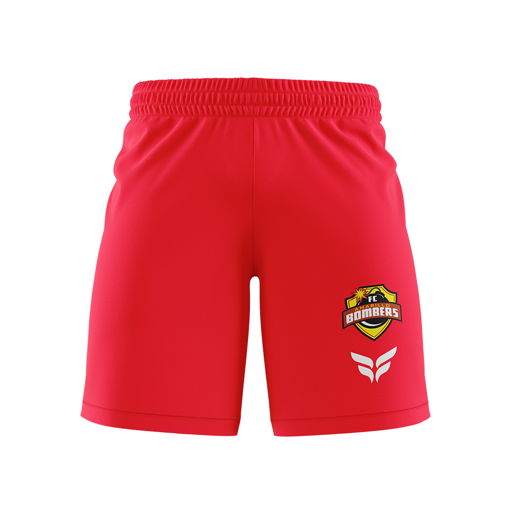 AMARILLO BOMBERS 2026 TST MENS GK SHORTS (RED)