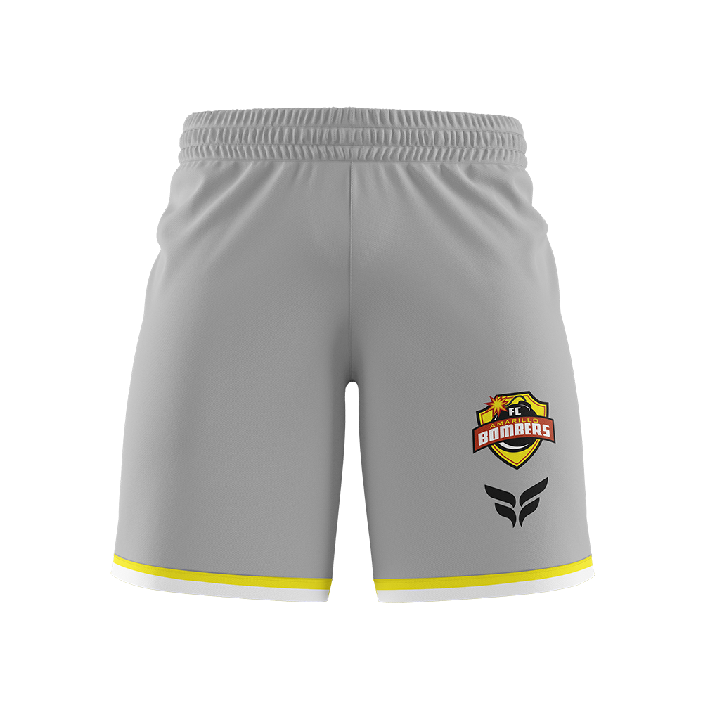 AMARILLO BOMBERS 2026 TST MENS TRAINING SHORTS (GREY)