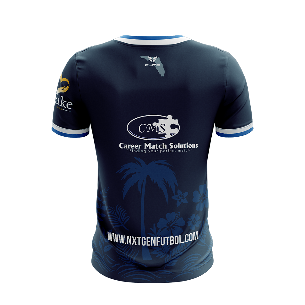 NXTGEN FUTBOL SHORT-SLEEVE TRAINING TOP (BLUE)
