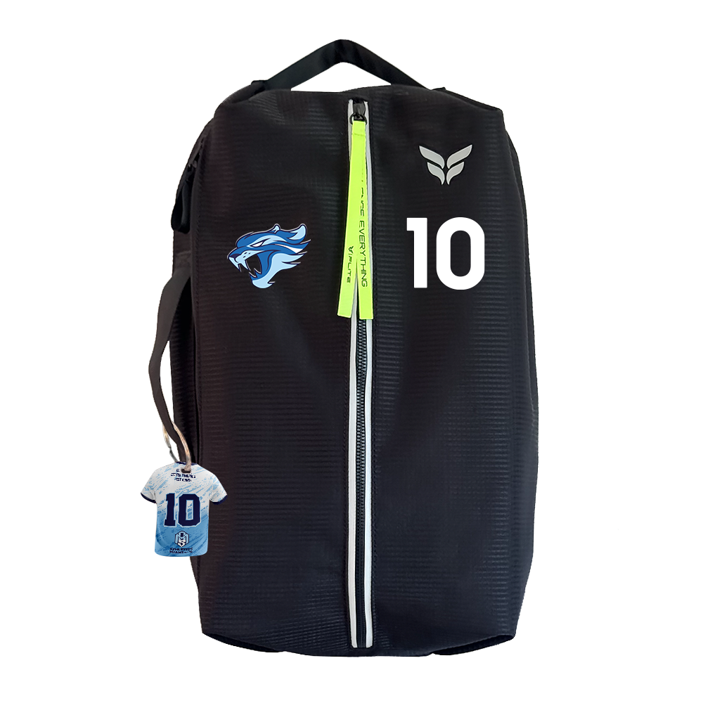 *BOLSA DE DÍA DE PARTIDO TS-PROGRAM CON NÚMERO DE JUGADOR (NEGRA)