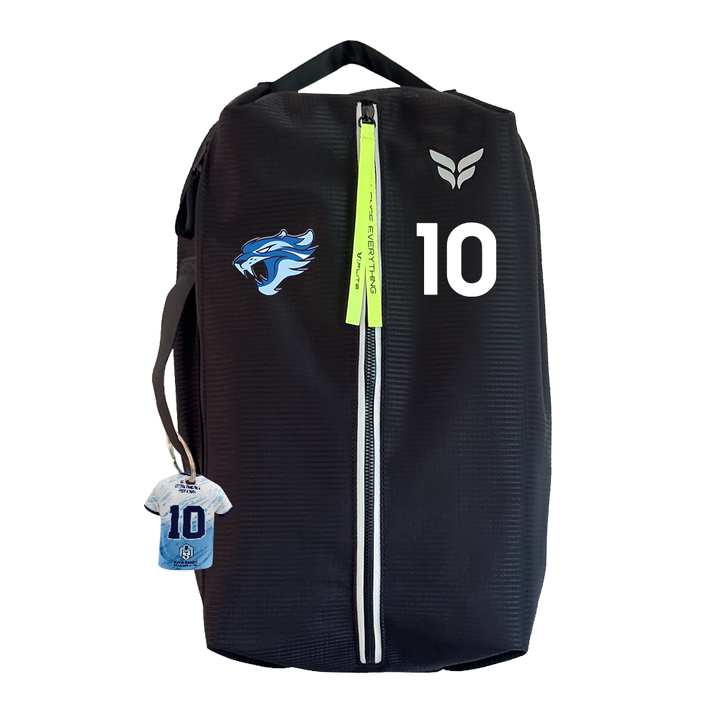 *BOLSA DE DÍA DE PARTIDO TS-PROGRAM CON NÚMERO DE JUGADOR (NEGRA)