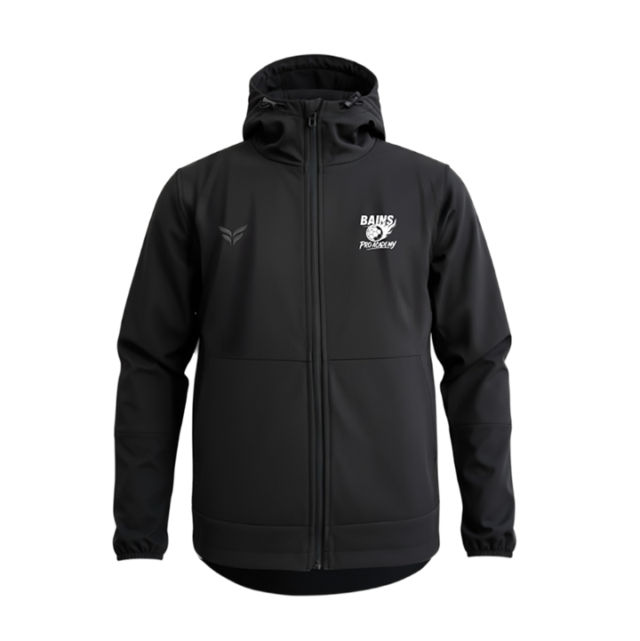 BAINS STEALTH HOODED JACKET (BLACK)